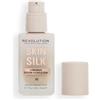 Revolution Beauty London Makeup Revolution, Skin Silk Serum Foundation, Light to Medium Coverage, Contains Hyaluronic Acid, F5, 23ml