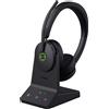 Yealink Cuffia con microfono Yealink WH68 UC Auricolare Con cavo e senza A Padiglione Musica Chiamate USB tipo-C Bluetooth Nero (WH68 ANC incl. base - Warranty: 12M) [1208713]