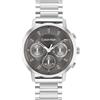 Calvin Klein Orologio Analogico Multifunzione al Quarzo da Uomo Collezione GAUGE con Cinturino in Acciaio Inossidabile Argentato - 25200493, Grey