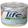 LIFE NATURAL 1 x 150 g Life Natural Le Ricette Lattina Alimento Cibo Umido Completo per Gatti Adulti con Trancetti di Tonno e Filetti di Pesce Bianco