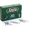 LEONE SCATOLA 100 FERMAGLI N.5 MM49 ZINCATI ANTIRUGGINE LEONE (Conf.10)