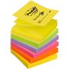 POST-IT BLOCCO Post-it® Super Sticky Z-Notes 76x76mm 100fg R330-NR NEON (Conf.6)