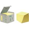 POST-IT BLOCCO 100foglietti Post-it® Notes Green 76x76mm 654-1B GIALLO (Conf.6)