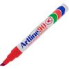 ARTLINE Marcatore artline A 90 permanente punta scalpello rosso