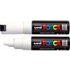 UNI MITSUBISHI Marcatore UNI POSCA PC7M p.large 4,5-5,5mm bianco UNI MITSUBISHI