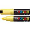 UNI MITSUBISHI Marcatore UNI POSCA PC7M p.large 4,5-5,5mm giallo UNI MITSUBISHI