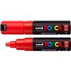 UNI MITSUBISHI Marcatore UNI POSCA PC7M p.large 4,5-5,5mm rosso UNI MITSUBISHI