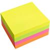 STARLINE CUBO BIGLIETTI ADESIVI ASSORT.NEON 75X75mm 320fg 70gr Starline