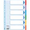 ESSELTE Intercalare cartoncino 6 tasti colorati - f.to A4 Esselte