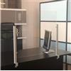 STUDIO T Schermo protettivo da scrivania Slim H65xL107cm con morsetto alluminio silver