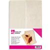 CWR Confezione da 10 fogli carta riso GR 25 50x70cm bianco CWR