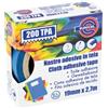 EUROCEL Nastro adesivo telato TPA blu 200 19mmx2,7mt Eurocel