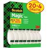 3M Promo pack 20+4 nastro adesivo Scotch® Magic™ 810 19mmx33mt