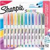 SHARPIE Astuccio 12 pennarelli punta scalpello S-Note colori assortiti Sharpie