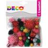 DECO Busta 40 pompons LamE' colori assortiti DECO