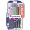 PAPERMATE Blister 6 pennarelli Flair Nylon colori assortiti Metallic Papermate