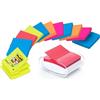 POST-IT DISPENSER PRO +12 ricarche Post-it® Super Sticky Z-Notes colori ass. 76x76mm