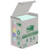 POST-IT Cf. 6pz blocco 100fg. Post-it® Notes Green 38x51mm 653-1GB NATURAL