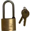 METALPLUS Lucchetto ad arco lungo 30mm acciaio cromato Metalplus