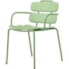 Unisit Seduta collettivitA' Lemon con braccioli verde Unisit