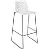 Grandsoleil Sgabello Spider Fix base nero opaco / bianco Grandsoleil (Conf.4)