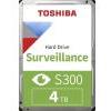 TOSHIBA HDD Toshiba S300 Surveillance HDWT840UZSVA 4TB 5400rpm Sata III 256MB (D) mod. HDWT840UZSVA EAN 4260557511862