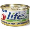 LIFE CAT Natural FILETTO di POLLO MELA 85 GR Prezzo x 24 unità