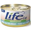 LIFE CAT Natural TONNO CALAMARI 85 GR Prezzo x 6 unità