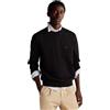 Tommy Hilfiger Uomo Felpa Essential Fleece Crew Neck Regular Fit, Nero (Black), L