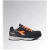 Diadora Utility Scarpe Antinfortunistiche Glove MDS Text Low S1PS FO HRO SR - Adulto - Blu Scuro/Arancio Fluo - Tagl. 45 ,