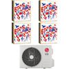Lg - Climatizzatore LG ArtCool Gallery Photo WiFi quadri split 9000+9000+9000+12000 btu inverter R32 MU4R25 in A++