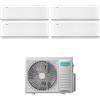 Hisense - Climatizzatore Energy Pro X Hisense quadri split 9000+9000+9000+9000 btu inverter Wifi in A++ R32 4AMW81U4RJC