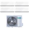 Hisense - Climatizzatore Energy Pro X Hisense quadri split 9000+9000+9000+12000 btu inverter Wifi in A++ R32 4AMW81U4RJC