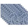 DII Blue Paisley 13x19 Tovagliette Colazione Placemat