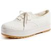 Keds Sneaker da Donna The Platform Lug con Lacci, Occhiello Bianco, 38 EU