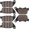 Cyleto Pastiglie freno anteriori e posteriori per XL 883 R Sportster R 2005-2014 XL883 R Roadster 2010 XL 1200 R Sportster Roadster 2004-2008