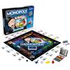 Hasbro Monopoly Banking Back Board Game, Electronic Card Reader, Back Bonus, Cashless N