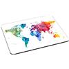 Pedea Gaming und Office - Tappetino per il mouse, 220 x 180 mm, con bordi cuciti e base antiscivolo, colore: Multicolore