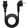 NanoCable 10.22.0103 - cavo di alimentazione per la CPU, CEE7/M-C13/H, 100% rame AWG18, nero, 3M