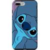 Disney Custodia per iPhone 7 Plus/8 Plus Disney Lilo and Stitch Cute Stitch Face Slate Gray