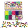 BANDAI - Rainbow Loom Mini Combo Set Loomi Pals - Set per Creazione di Braccialetti - Kit Hobby Creativo - Contiene 2100 Elastici e 60 Charms Animali - Giocattolo per Bambini da 7 Anni in Su - CD0093