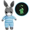 Jemini TROTRO - Peluche luminoso naturale, funziona senza batteria +/- 25 cm, blu