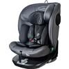 Asalvo Seggiolino Auto 0-36 Kg Isofix / 0M - 12 Anni / 40-150 cm / Gruppo 0+ - 1-2-3 Reclinabile Girevole 360° colore Grigio Austen 2 I-Size