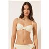 Calzedonia Balconcino Costume Shiny Satin Naturale