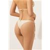 Calzedonia Brasiliana Lacci Costume Shiny Satin Naturale