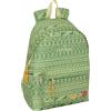 safta MUFASA - Zaino per laptop da 14,1, ideale per giovani di diverse età, comodo e versatile, qualità e resistenza, 31 x 13 x 43 cm, colore: verde/beige, Verde/Beige, Estándar, Casual