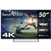 Smart-Tech Smart TV 50" 4K Ultra HD LED Nero Wi-Fi HDR10 WebOS 3 HDMI