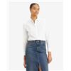 Levi's per donna. [34574-0042] Camicia bianca classica, Bianco, Casual, Cotone, Classico, Manica lunga
