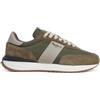 Pepe Jeans per uomo. [PMS60020] Sneakers Buster Supra in pelle verde, Basso, Camoscio, Stringhe, Casual