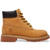Timberland unisex per bambino. TB0127097131 Stivaletti alla caviglia in pelle marrone impermeabile di alta qualità da 6 pollici [3196832], B